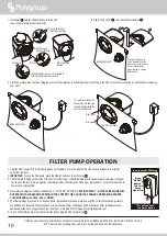 Предварительный просмотр 10 страницы Polygroup Summer Waves Skimmerplus SFX1500+ Owner'S Manual