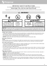 Preview for 3 page of Polygroup SUMMER WAVES ST1100 Owner'S Manual