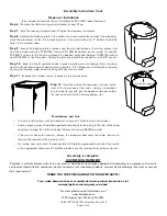 Preview for 3 page of PolyJohn E SaniStand SAN2-1001 Assembly Instructions