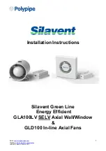 Preview for 1 page of Polypipe Silavent GLA100LV Installation Instructions