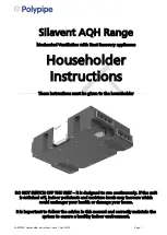Polypipe Silavent HRX-aQ Householder Instructions preview