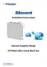 Preview for 1 page of Polypipe Silavent Sapphire Series Installation Instructions