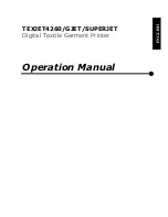 Preview for 1 page of Polyprint GJET Operation Manual