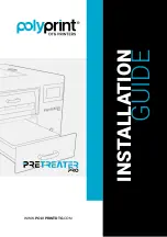 Polyprint PreTreater Pro Installation Manual preview