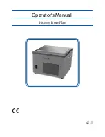 PolyScience Histology Freeze Plate Operator'S Manual preview