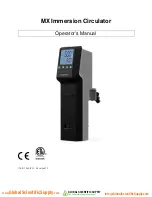 Предварительный просмотр 1 страницы PolyScience MX-CA11B Operator'S Manual