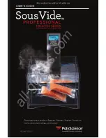 PolyScience Sous Vide PROFESSIONAL CREATIVE Series User Manual предпросмотр