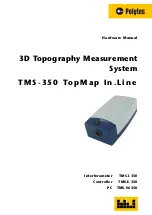 Polytec TMS-350 TopMap In.Line Hardware Manual preview