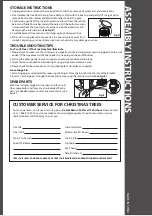 Preview for 2 page of Polytree TG7600NVQC17 Assembly Instructions