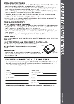 Preview for 2 page of Polytree TV60M4C39D00 Assembly Instructions