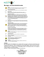 Preview for 2 page of Polytron AVM 2049 F User Manual