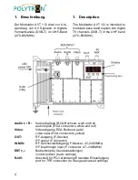 Preview for 4 page of Polytron AVT 1 Q Operating Manual