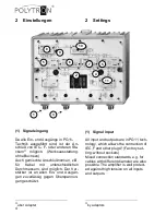 Предварительный просмотр 4 страницы Polytron CV 30 126 N/F Operating Manual