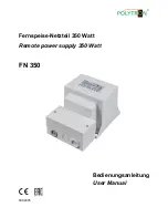 Preview for 1 page of Polytron FN 350 User Manual