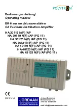 Polytron HA 30116 N/AP Operating Manual preview