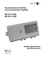 Preview for 1 page of Polytron HB 30115 R20 Operating Manual