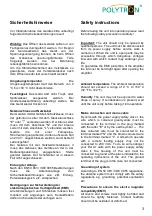 Preview for 3 page of Polytron HC 30/40125 RS Operating Manual