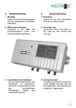 Preview for 6 page of Polytron HC 30/40125 RS Operating Manual