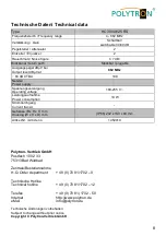 Preview for 8 page of Polytron HC 30/40125 RS Operating Manual