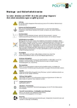 Preview for 3 page of Polytron HDM 1 SL User Manual