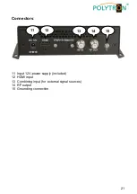 Preview for 21 page of Polytron HDM 1 SL User Manual