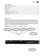 Preview for 3 page of Polytron HDM 4 C User Manual