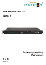 Polytron HDM 4 T User Manual preview