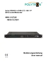 Polytron HDS 2 C01 User Manual preview