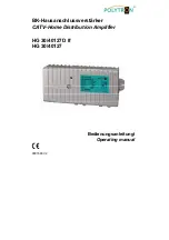 Preview for 1 page of Polytron HG 30/40127D Operating Manual