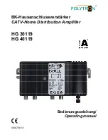 Polytron HG 30119 Operating Manual предпросмотр