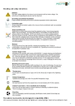 Preview for 3 page of Polytron OT 104 DFB Operating Manual