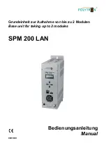 Preview for 1 page of Polytron SPM 200 LAN Manual