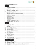 Preview for 3 page of Polytron SPM 2000 LAN User Manual