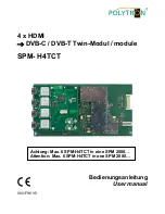 Polytron SPM-H4TCT User Manual preview