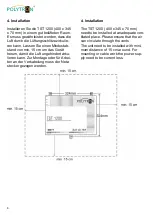 Предварительный просмотр 6 страницы Polytron TST 1200 User Manual