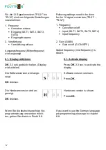 Предварительный просмотр 12 страницы Polytron TST 1200 User Manual