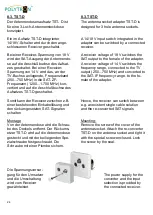 Предварительный просмотр 24 страницы Polytron TST 1200 User Manual