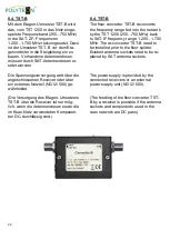 Предварительный просмотр 26 страницы Polytron TST 1200 User Manual