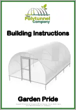 Preview for 1 page of Polytunnel Company Garden Pride Building Instructions