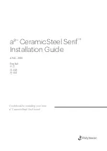 Предварительный просмотр 1 страницы PolyVision a3 CeramicSteel Serif Installation Manual