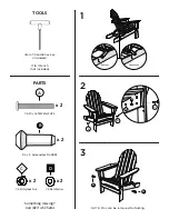 Предварительный просмотр 2 страницы Polywood AD5030 Assembly Instructions