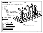 Preview for 3 page of Polywood CDD100 Assembly Instructions