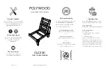 Polywood CLC23C Assembly Instructions предпросмотр