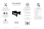 Preview for 1 page of Polywood CLO23 Assembly Instructions