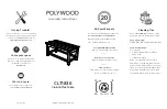 Polywood CLT1836 Assembly Instructions preview