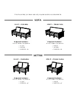 Предварительный просмотр 3 страницы Polywood Club Settee CLC47 Assembly Instructions Manual