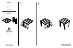 Предварительный просмотр 2 страницы Polywood CTL19 Assembly Instructions