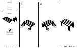 Preview for 2 page of Polywood CTL2336 Assembly Instructions