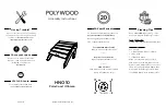 Preview for 1 page of Polywood HNO10 Assembly Instructions