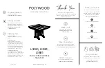 Preview for 1 page of Polywood L1D81 Assembly Instructions